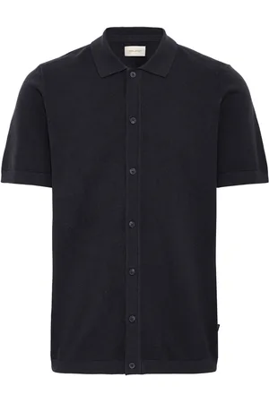 Blend Knitted Short Sleeve 100% Cotton Shirt medium