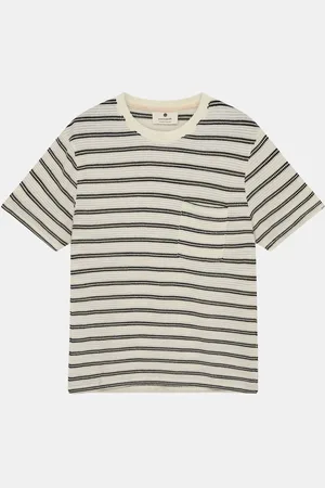Anerkjendt Stone Jacquard Stripe T-Shirt S