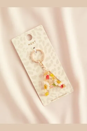 Next Multi Colour Initial Floral Keyring M