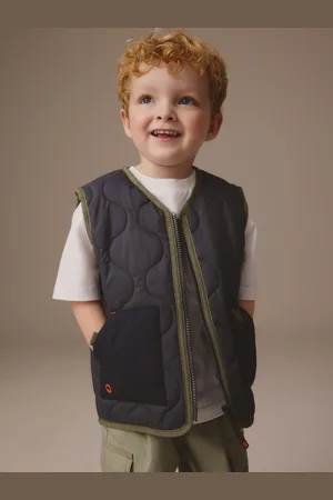 Next Charcoal Grey Onion Quilt Gilet (3mths-7yrs) 12