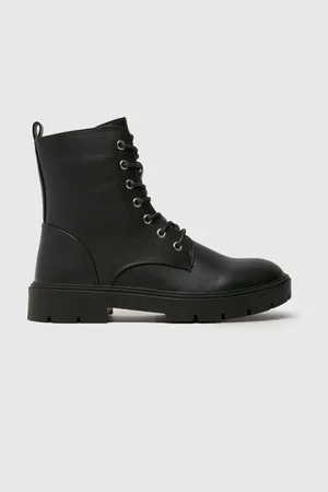 Schuh Celine Lace Up Black Boots AU 4 (EU 37)