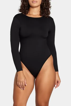 Heist Softskin The Scoop Back Black Bodysuit S