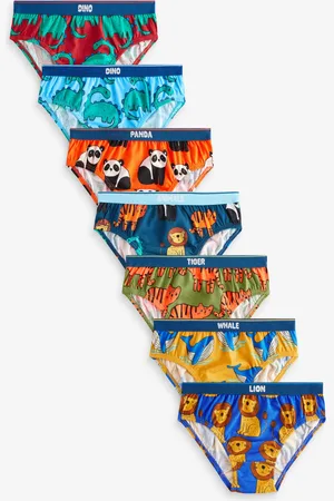 Next Bright Animals 100% Cotton Briefs 7 Pack (1.5-10yrs) 7