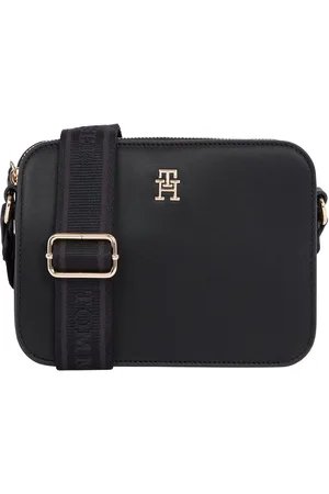Tommy Hilfiger Black Logotape Camera Bag One