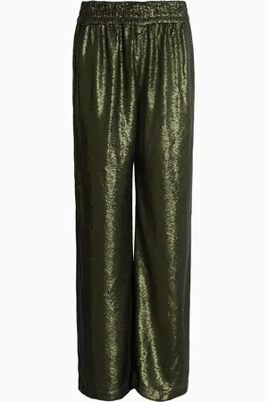 AllSaints AllSaints Green Charli Seq Trousers AU 6