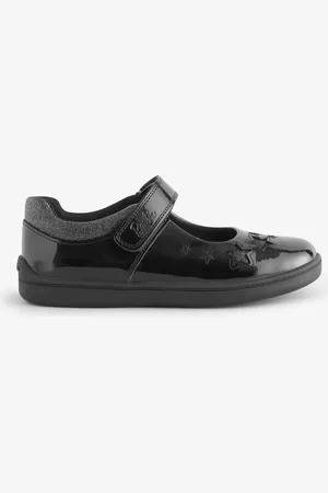 Toezone Girls Barbie Patent Rip Tape School Shoes AU 13 (EU 31)