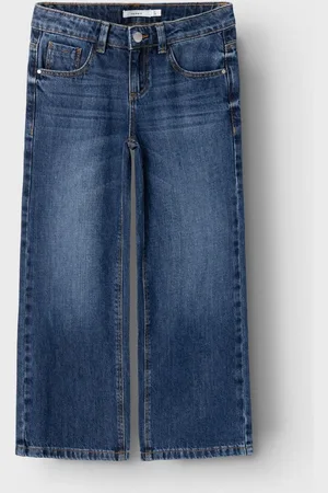 NAME IT Blue Wide Leg Jeans 9 Years (134cm)
