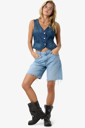 Noisy May Loose Bermuda 100% Cotton Shorts AU 8