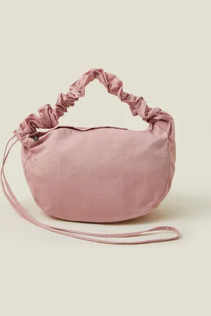 Accessorize Pink Ruched Strap Sling Bag One
