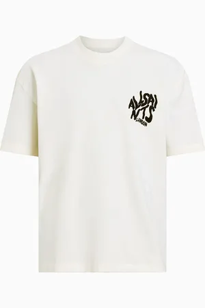 AllSaints AllSaints White Orlando Short Sleeve Crew T-Shirt XXL