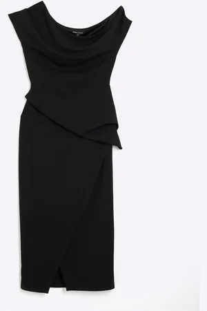 River Island One Shoulder Asymmetric Dress AU 14