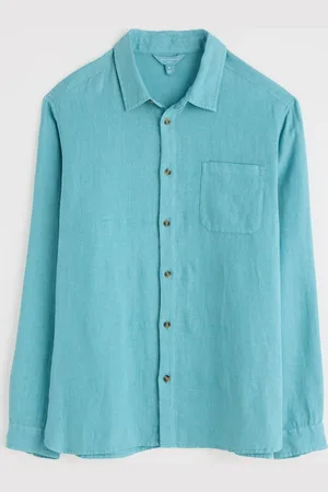 Seasalt Cornwall Mens Curator 100% Linen Shirt XXL