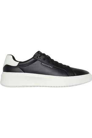 Skechers Black Mens Court Break Suit Trainers AU 10 (EU 45)