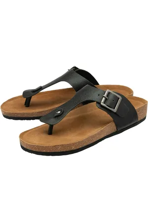 Dunlop Black Toe Post Mens Sandals AU 7 (EU 41)
