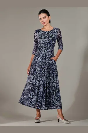 Jolie Moi Petite Pleated Half Sleeve Midi Dress 12petite