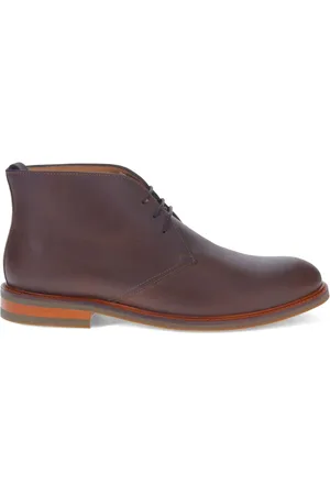 JONES BOOTMAKER Driffield Leather Chukka Brown Boots AU 10 (EU 44)