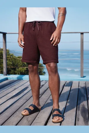 Next 100% Cotton Textured Drawstring Waist Shorts 3XL