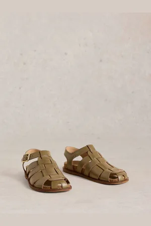White Stuff Green Hattie Fisherman Footbed Sandals AU 9 (EU 40)
