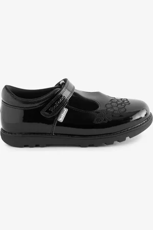 Toezone Flo Patent Flower School Shoes AU 9 (EU 27)