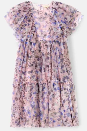Angel & Rocket Cara Bow Print Mesh Dress 12 Years (152cm)