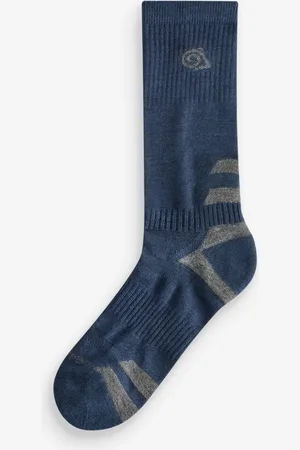 Craghoppers Blue NL Adventure Wool Socks AU 9 (EU 42)