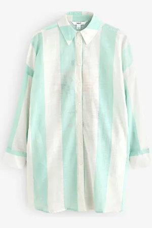 Next 100% Cotton Beach Shirt Cover-Up AU 14