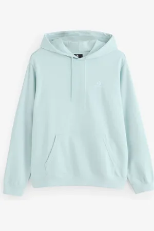 Converse Blue Embroidered Star Chevron Pullover Hoodie