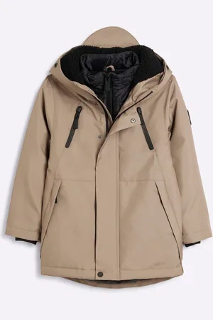 River Island Natural Boys Parka Coat 5
