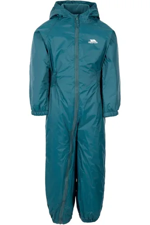 Trespass Green Dripdrop Childs Puddlesuit 3