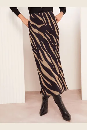 Friends Like These Printed Mesh Maxi Skirt AU 14