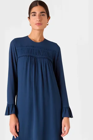 Whistles Jemma Ruched Panel Mini Dress AU 16