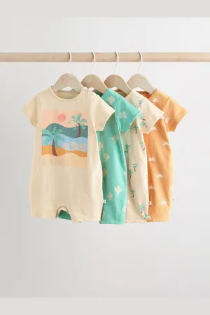 Next Minerals 100% Cotton Baby Rompers 4 Pack 2