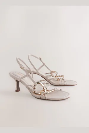 Next Bone Forever Comfort Round Toe Hardware Detail Strap Sandals AU 7 (EU 38)