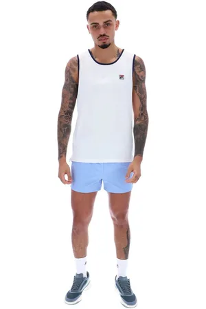 Fila White Robin Ringer Vest L