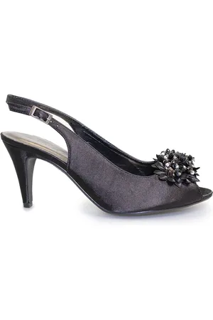 Lunar Sabrina Satin Slingback Court Shoes AU 6 (EU 37)