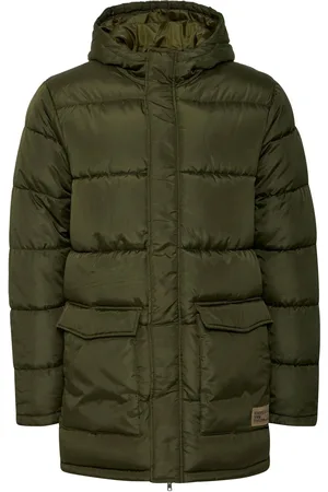 Blend Green Longline Puffer Jacket M