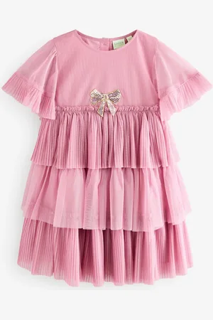 Ted Baker Pleated Tier Mesh Dress 13 Years (158cm)
