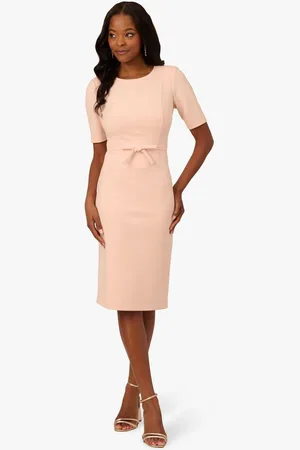 Adrianna Papell Mini Bow Front Sheath Dress AU 16