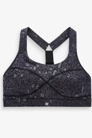 Sweaty Betty Black Medium Power Support Sports Bra XXS