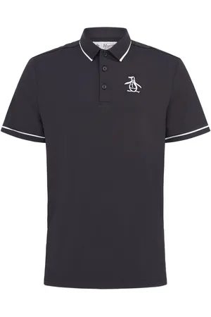 Original Penguin Oversized Heritage Piped Polo Shirt XS