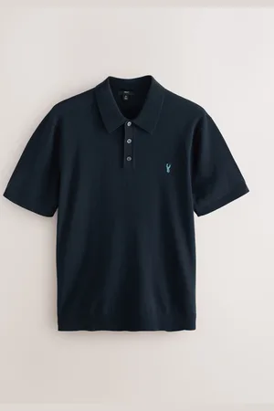 Next Regular Fit Cotton Rich Short Sleeve Knit Polo Shirt XXL