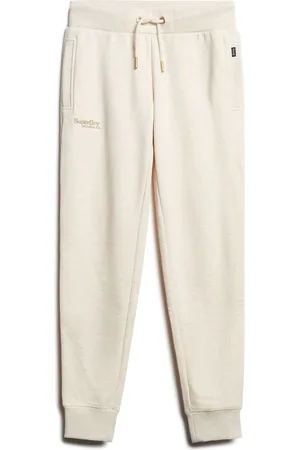 Superdry Cream Essential Logo Joggers AU 10