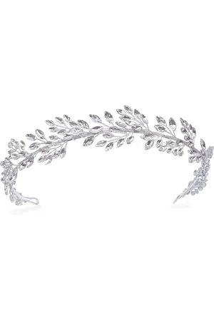 Ivory & Co Utopia Leafy Crystal Headband One