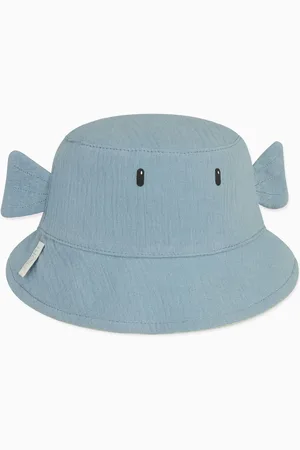 Mori Blue 100% Organic Cotton Hat 6268cm