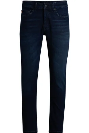 HUGO BOSS Blue Chrome Slim Fit Delaware Stretch Jeans W36 L34