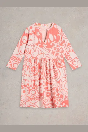 White Stuff Thea 100% Cotton Jersey Dress AU 6