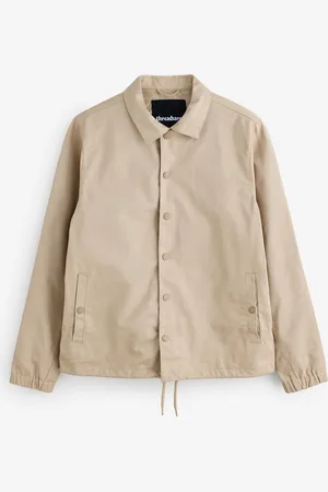 Threadbare Natural Twill Lightweight Collared 100% Cotton Jacket medium