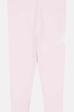 New Balance Light Pink Kids Graphic Leggings 2