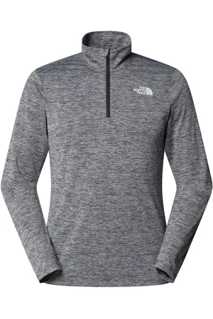 The North Face Black Black 24/7 Rager Quarter Zip Long Sleeve Tech Top L