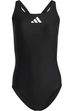 adidas Black 3 Bar Swimsuit 38